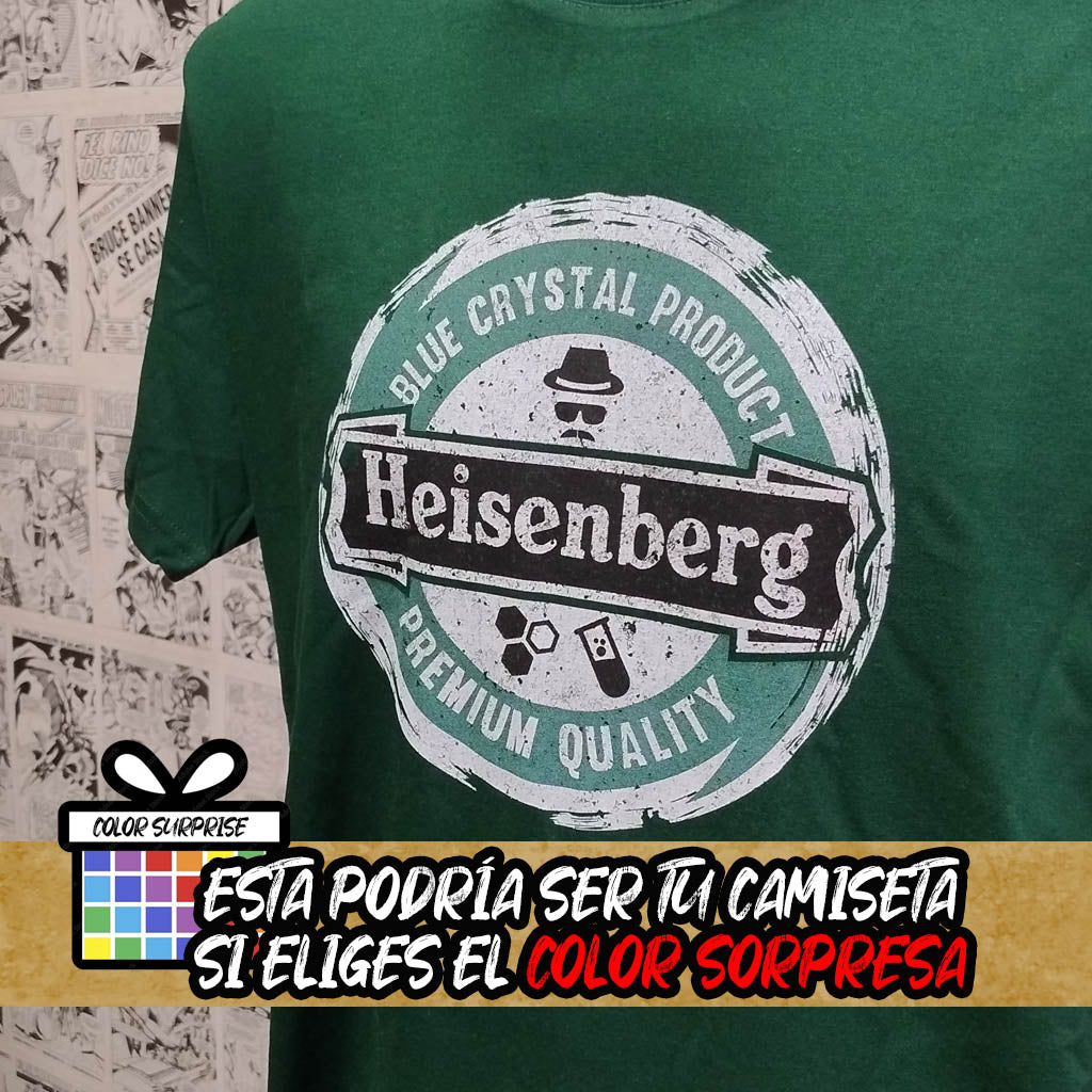 Camiseta Heisenberg Beer de la Serie Breaking Bad