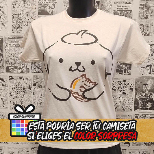 Camiseta Pompompurin | Personaje Sanrio | Infantil - Vista Frontal