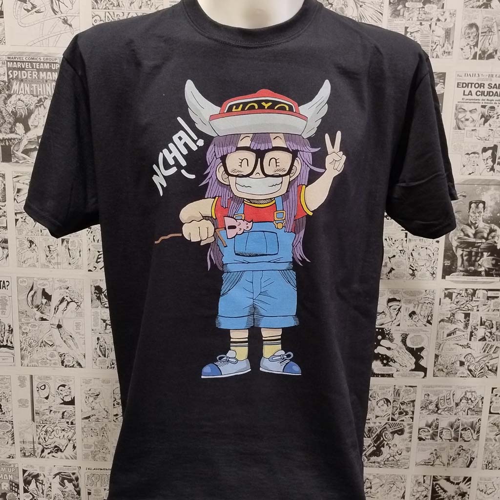 Camiseta Arale Norimaki | Anime Dr Slump | Hombre - Vista Frontal