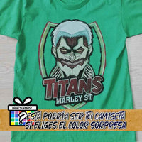 Camiseta Titán Acorazado | Anime Ataque a los Titanes | Infantil - Vista Frontal