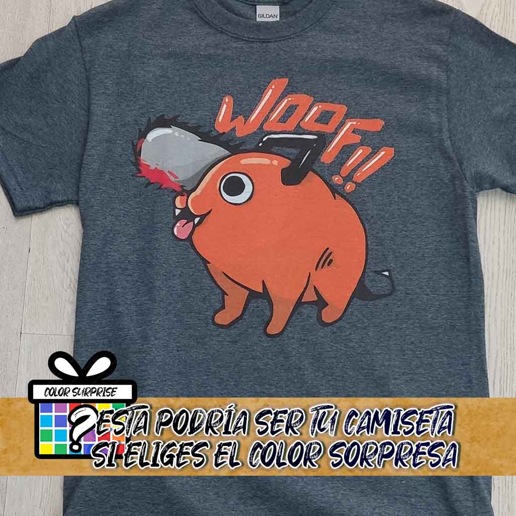 Camiseta Pochita | Anime Chainsaw Man | Infantil - Vista Frontal