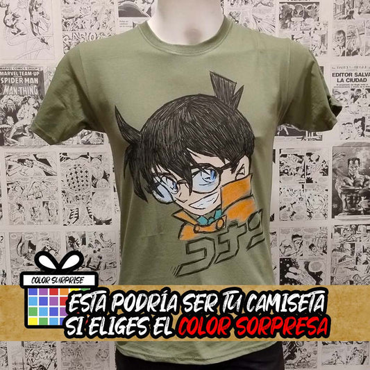 Camiseta Shinichi Kudo | Anime Detective Conan | Mujer - Vista Frontal