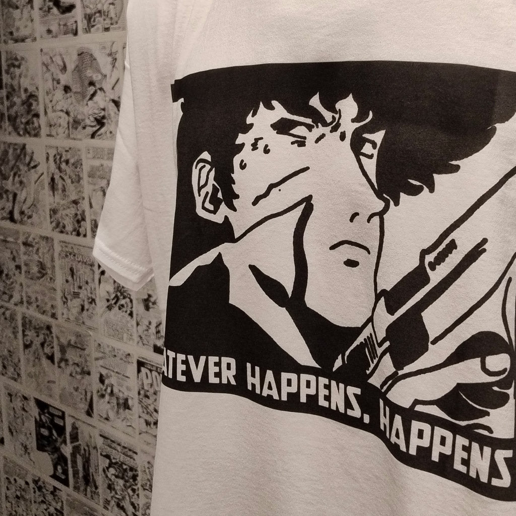 Camiseta Spike Spiegel | Anime Cowboy Bebop | Hombre | Kool Things -  Detalle