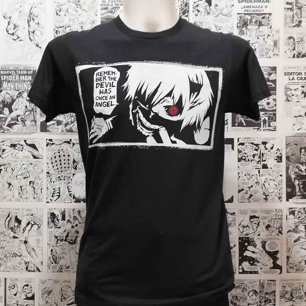 Camiseta Ken Kaneki | Anime Tokyo Ghoul | Infantil - Vista Frontal