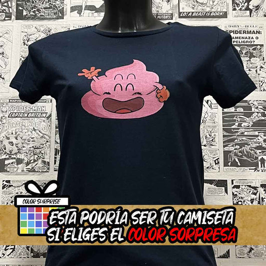Camiseta Caca de Arale | Anime Dr. Slump | Mujer - Vista Frontal