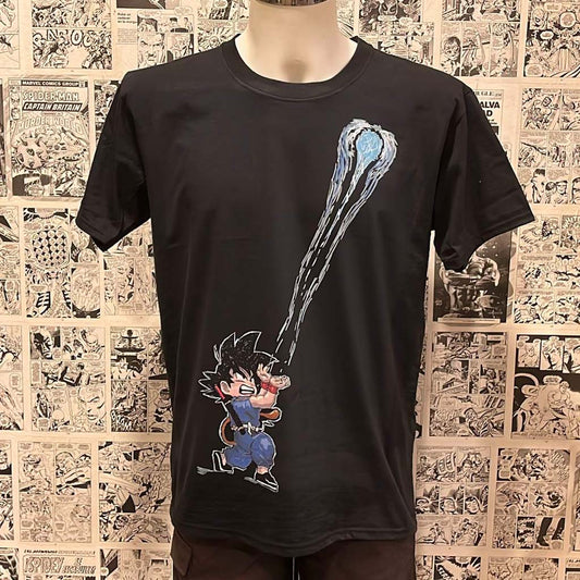 Camiseta de Goku y su Kamehameha del Anime Dragon Ball