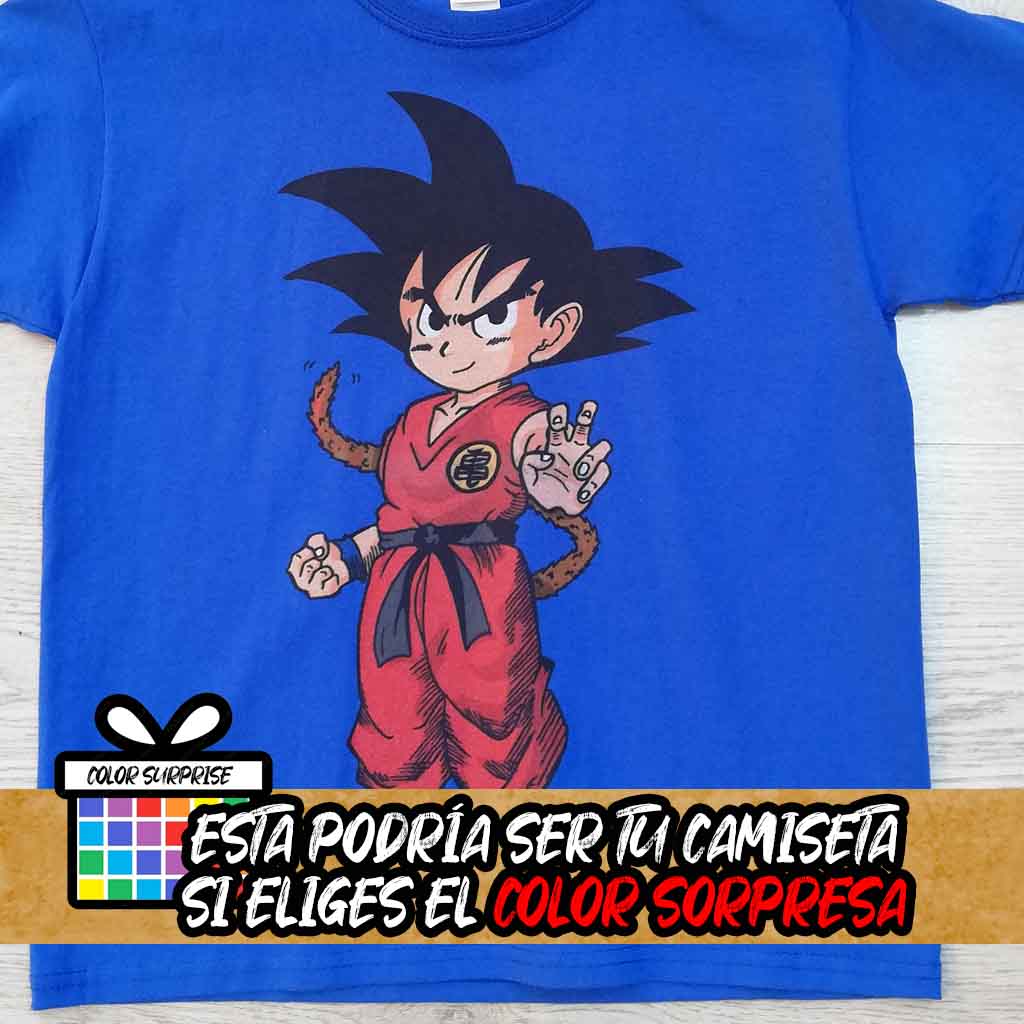 Camiseta Goku Niño | Anime Dragon Ball  | Mujer
