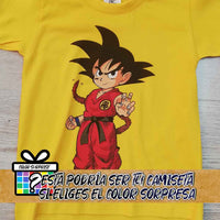 Camiseta Goku Niño | Anime Dragon Ball  | Mujer