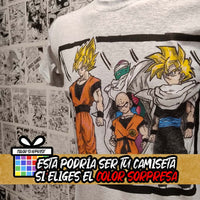 Camiseta Guerreros | Anime Dragon Ball | Mujer