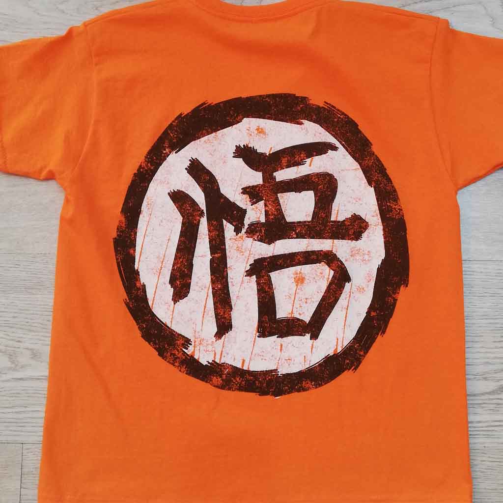 camiseta anime dragon ball kanji 2