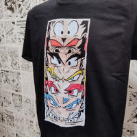 Camiseta Transformaciones de Goku | Anime Dragon Ball | Infantil