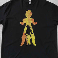 Camiseta Goku Evolución | Dragon Ball | Anime Retro - Mujer - Vista Frontal