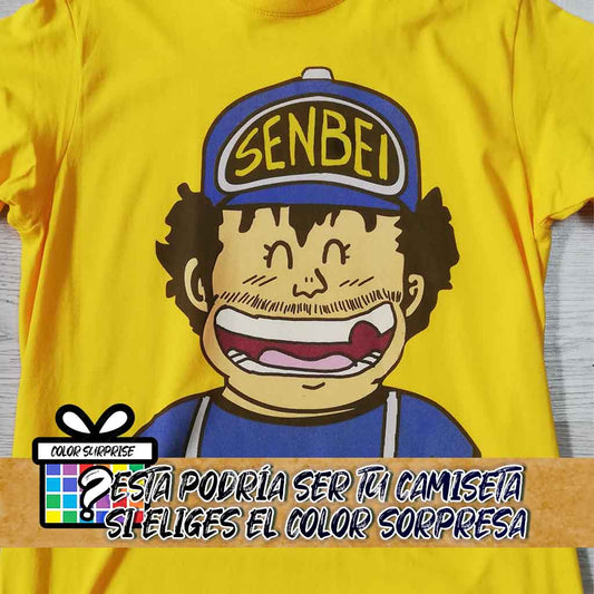 camiseta anime dr slump senbei