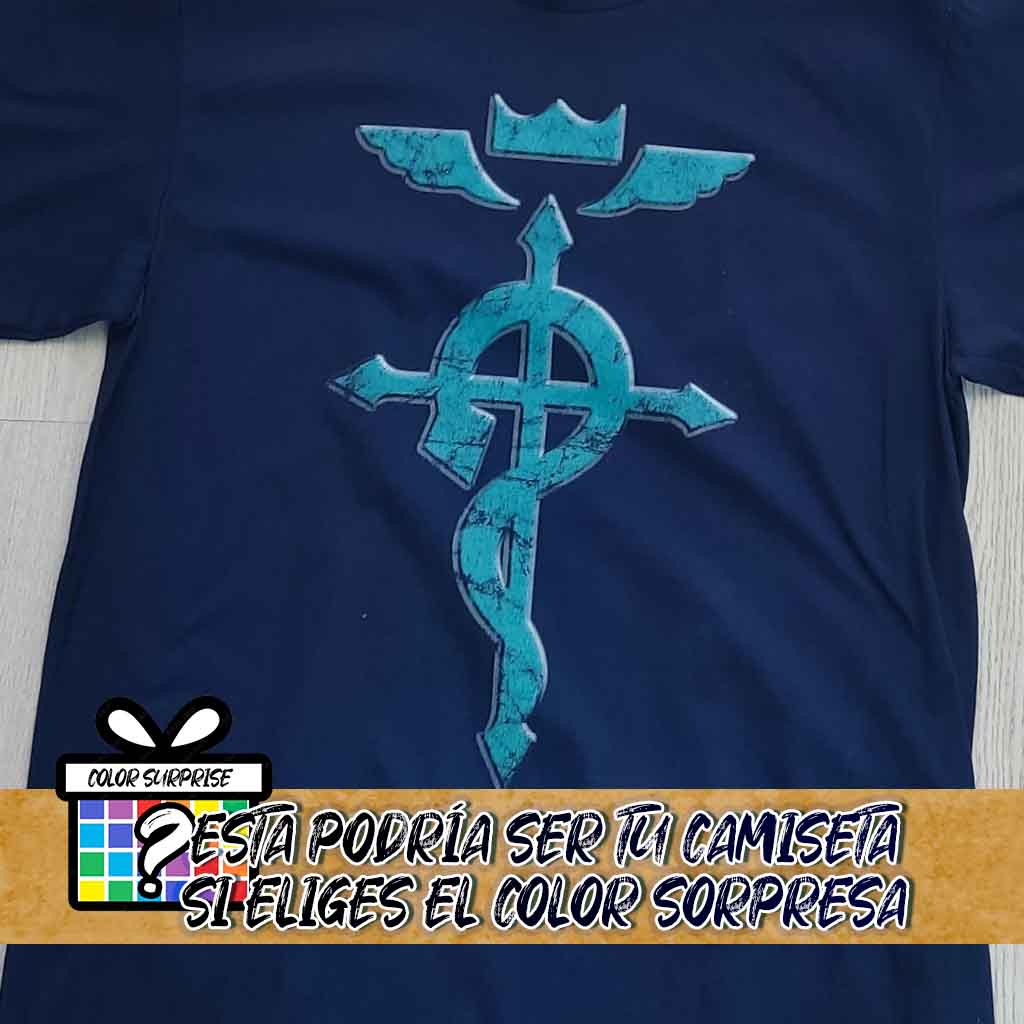 Camiseta Símbolo Flamel | Anime Fullmetal Alchemist | Mujer - Vista Frontal