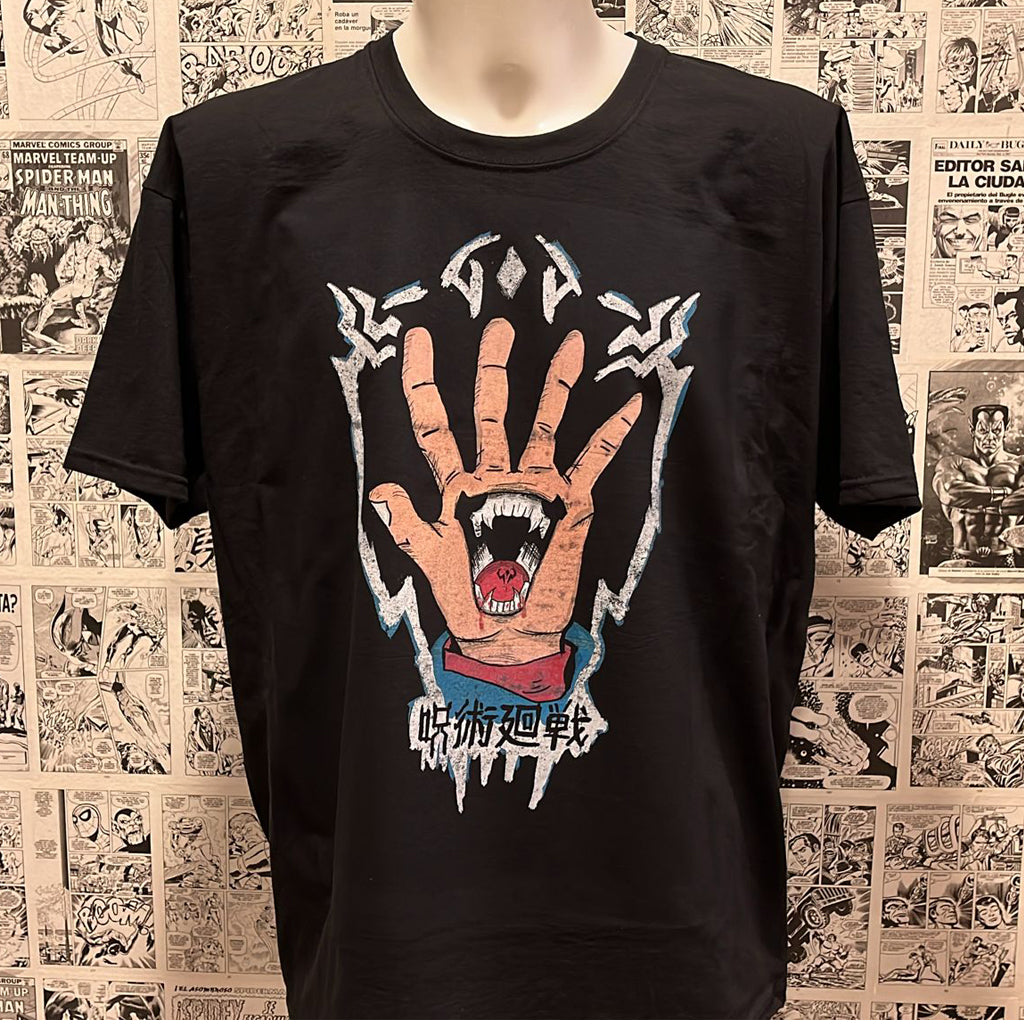 Camiseta Sukuna | Anime Jujutsu Kaisen | Infantil - Vista Frontal