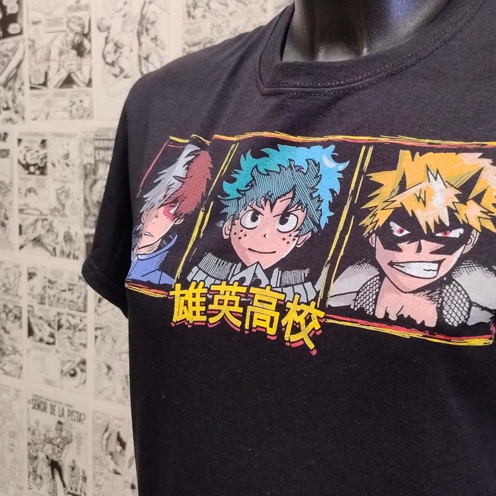 Camiseta de los protagonistas del Anime My Hero Academia