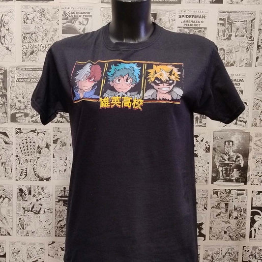 Camiseta de los protagonistas del Anime My Hero Academia