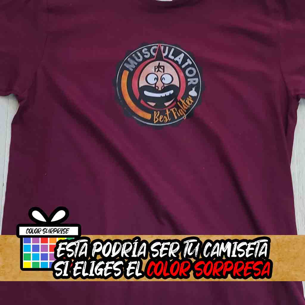 camiseta anime Musculman cara 2