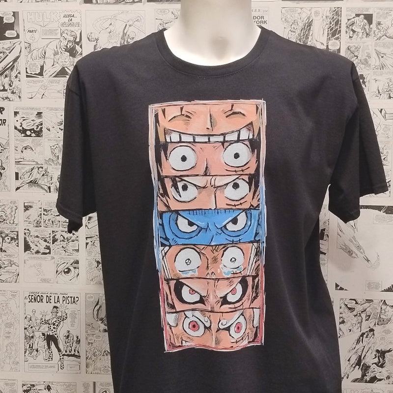 Camiseta Transformaciones de Luffy | Anime One Piece | Mujer