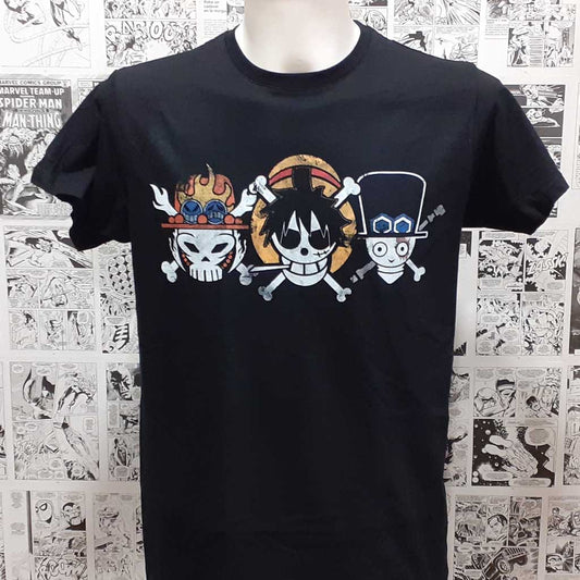 Camiseta Hermanos | Anime One Piece | Hombre - Vista Frontal
