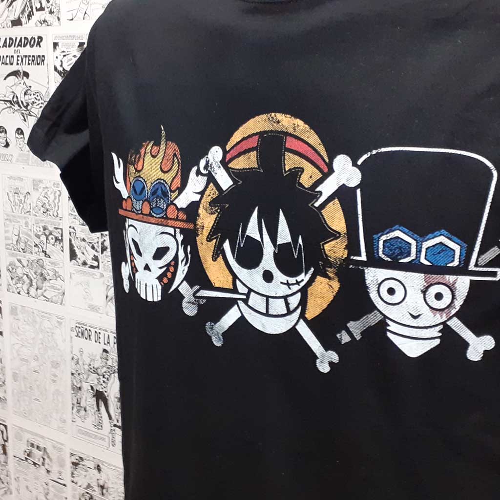camiseta anime one piece bros