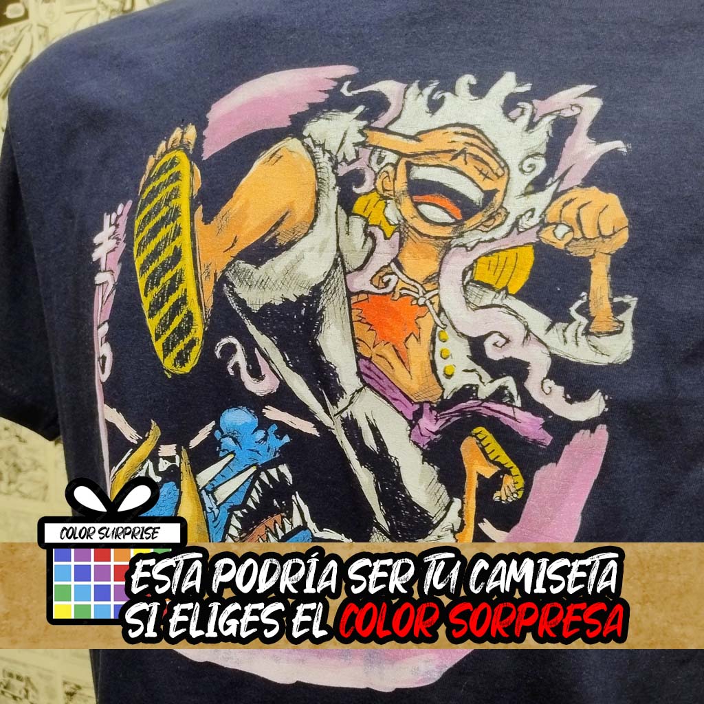 Camiseta Gear 5 de Luffy | Anime One Piece | Hombre