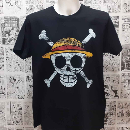 Camiseta Calavera de Luffy | Anime One Piece | Infantil - Vista Frontal