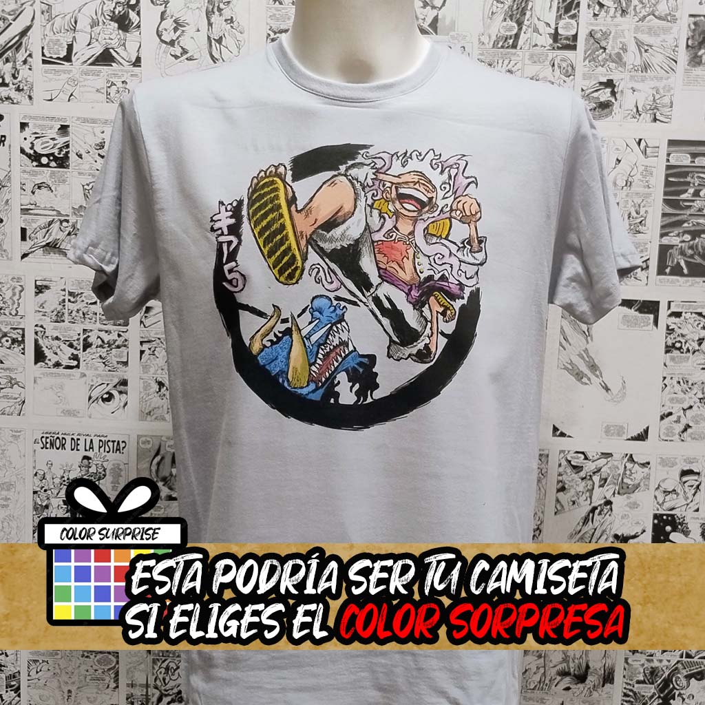 Camiseta Gear 5 de Luffy | Anime One Piece | Hombre