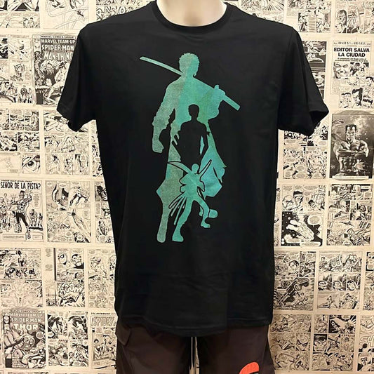 Camiseta Roronoa Zoro Santoryu | Anime One Piece | Infantil - Vista Frontal