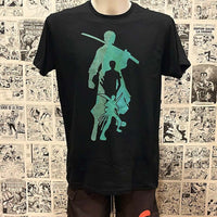 Camiseta Roronoa Zoro Santoryu | Anime One Piece | Hombre - Vista Frontal
