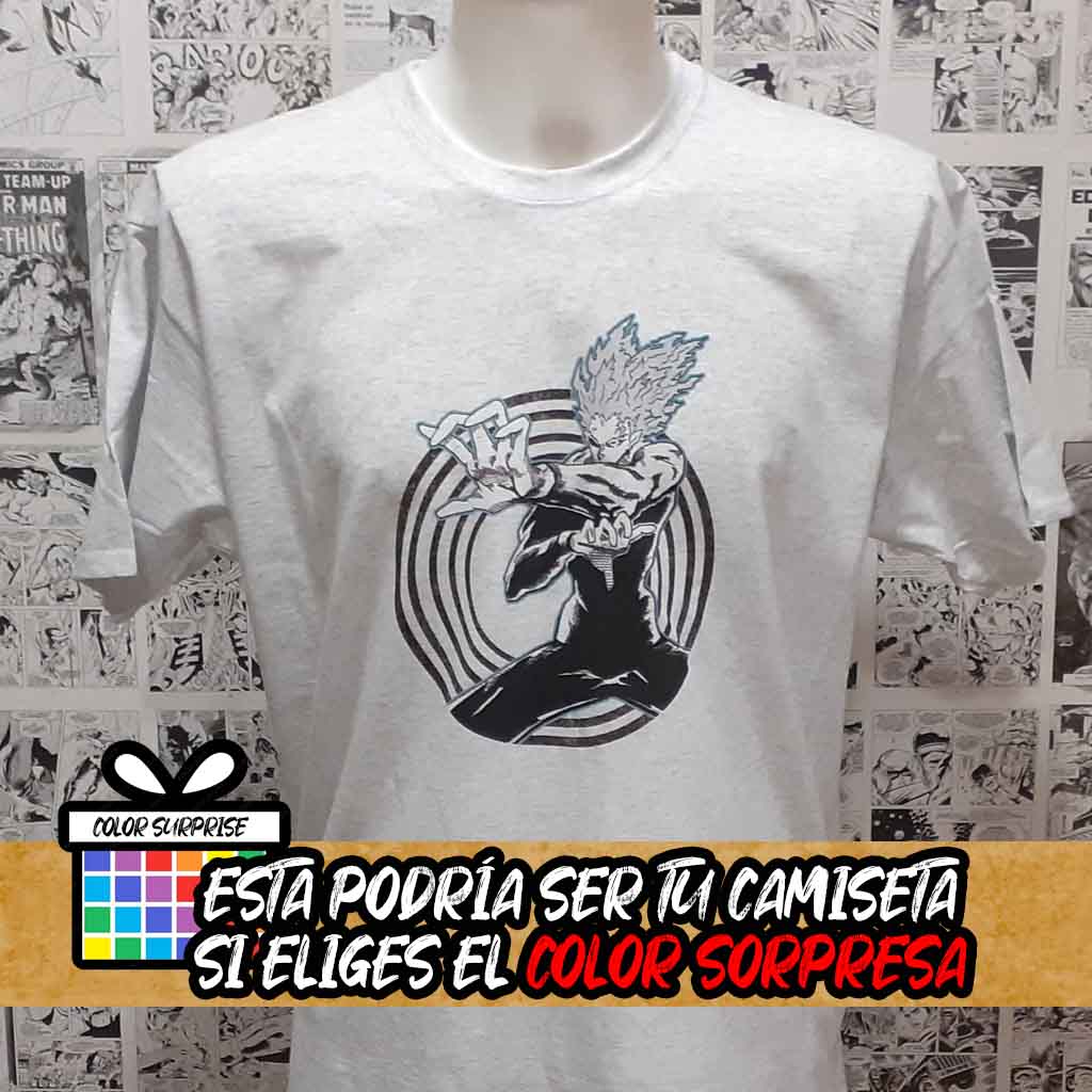 Camiseta Garou Hero Hunter | Anime One Punch Man | Infantil - Vista Frontal