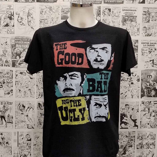 camiseta de la película El bueno, el feo y el malo