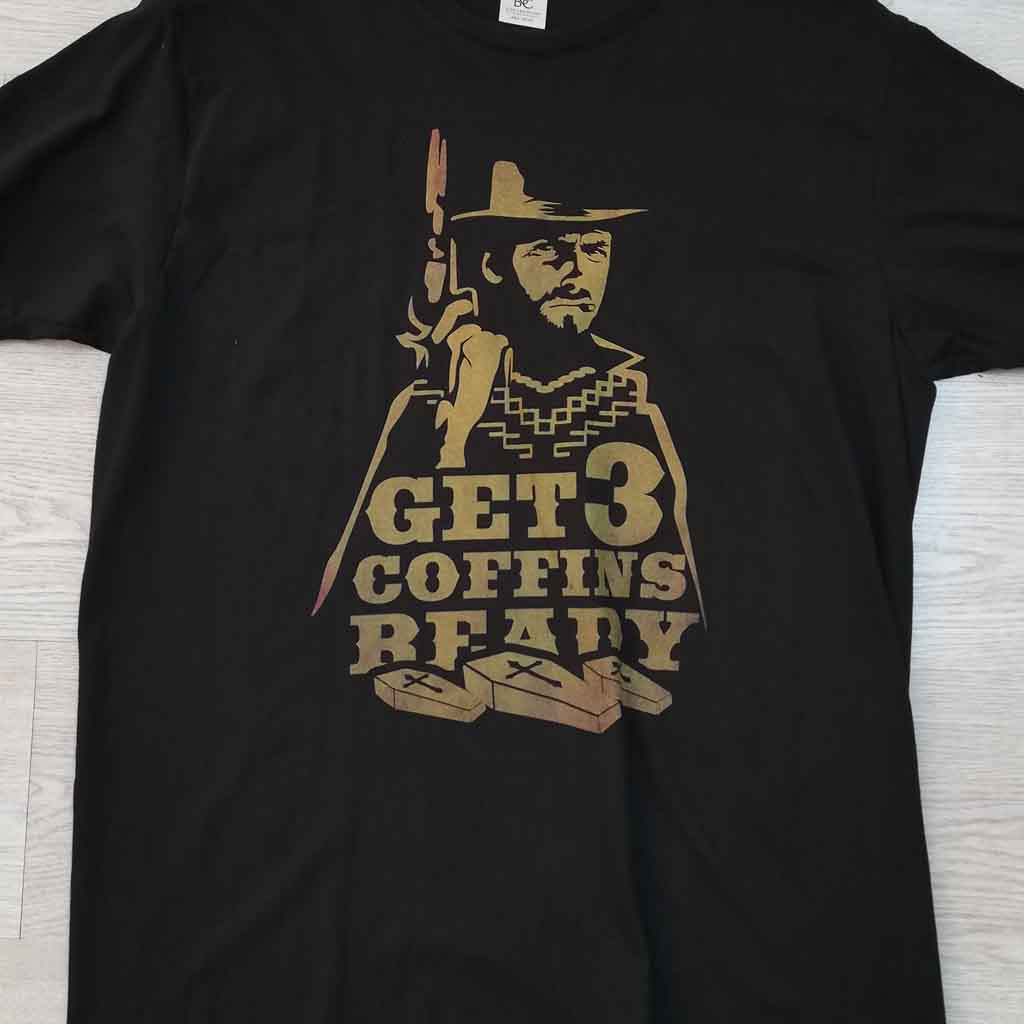 Camiseta Western | Película Por un Puñado de Dólares | Mujer - Vista Frontal