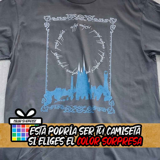 camiseta cine el señor de los anillos compañía