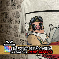 Camiseta Iconica | Pelicula Porco Rosso | Mujer
