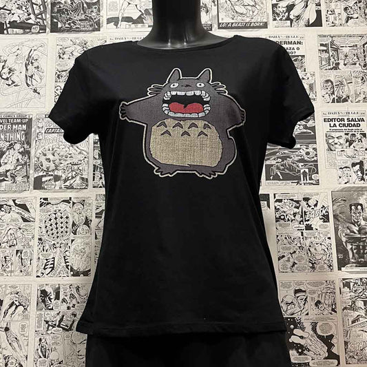 Camiseta Totoro Sonriente | Pelicula Studio Ghibli | Hombre - Vista Frontal