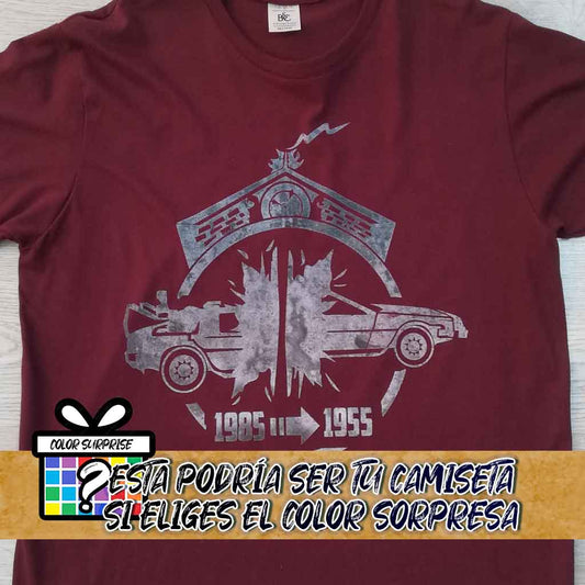 Camiseta Delorean | Película Regreso al Futuro | Hombre - Vista Frontal