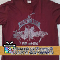 Camiseta Delorean | Película Regreso al Futuro | Infantil - Vista Frontal