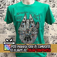 Camiseta Halcón Milenario | Películas de Star Wars | Mujer