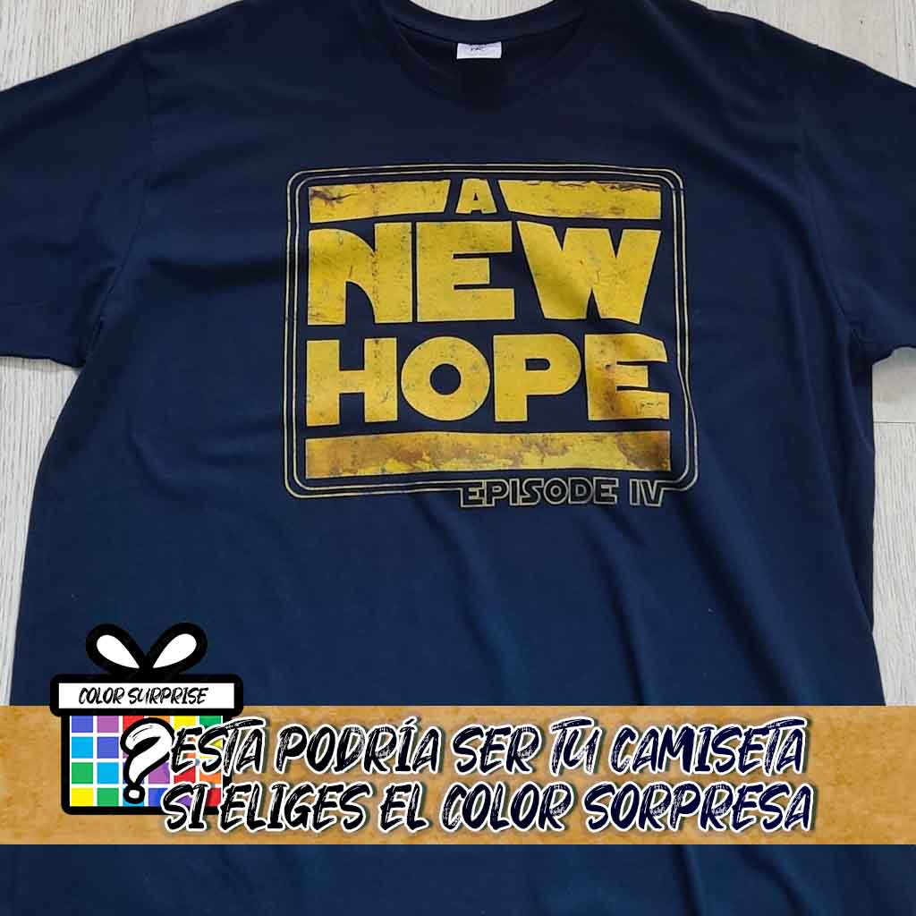 camiseta cine star wars a new hope