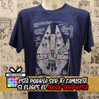 Camiseta Halcón Milenario | Películas de Star Wars | Infantil - Vista Frontal