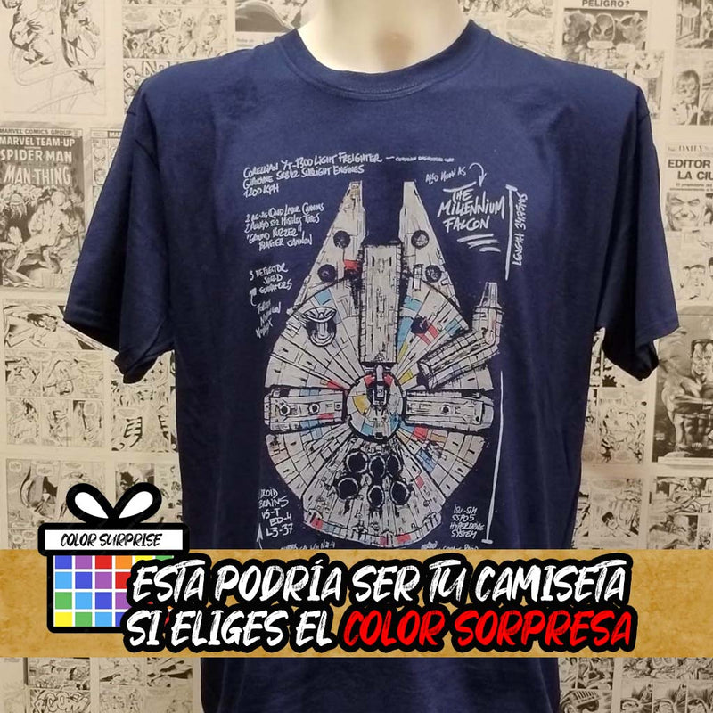 Camiseta Halcón Milenario | Películas de Star Wars | Mujer