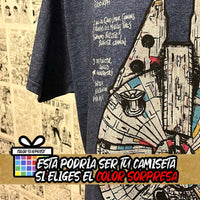 Camiseta Halcón Milenario | Películas de Star Wars | Hombre