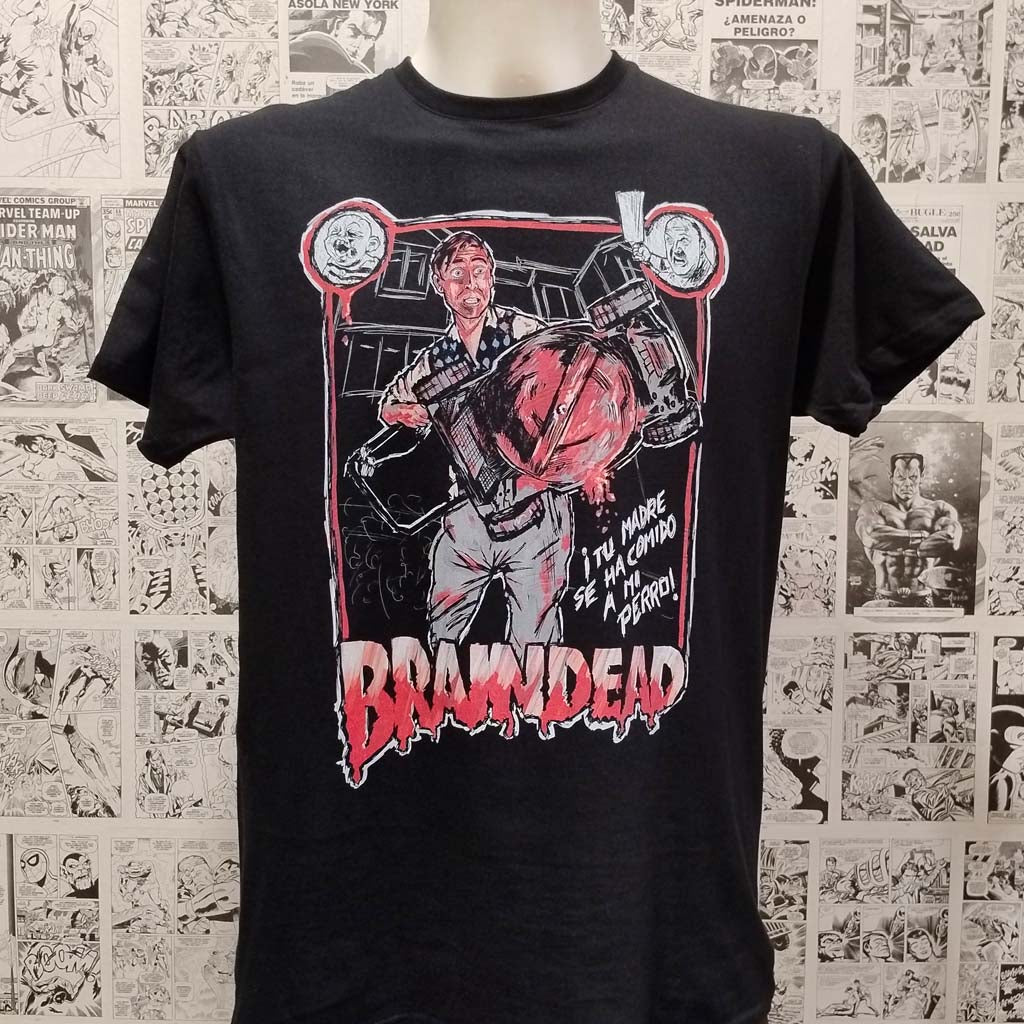 Camiseta Braindead | Película Tu Madre Se Ha Comido A Mi Perro | Mujer - Hombre Frontal