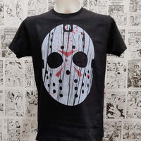 Camiseta Máscara de Jason | Pelicula Viernes 13 | Infantil - Vista Frontal