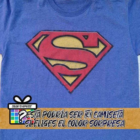 Camiseta Logo 'S' | Comic Superman | Infantil - Vista Frontal