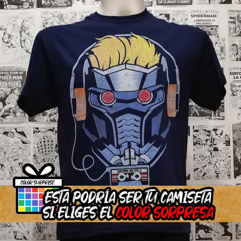 Camiseta Star-Lord | Película Guardianes de la Galaxia | Hombre
