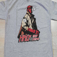 Camiseta Half Man Half Devil | Comic Hellboy | Hombre - Vista Frontal