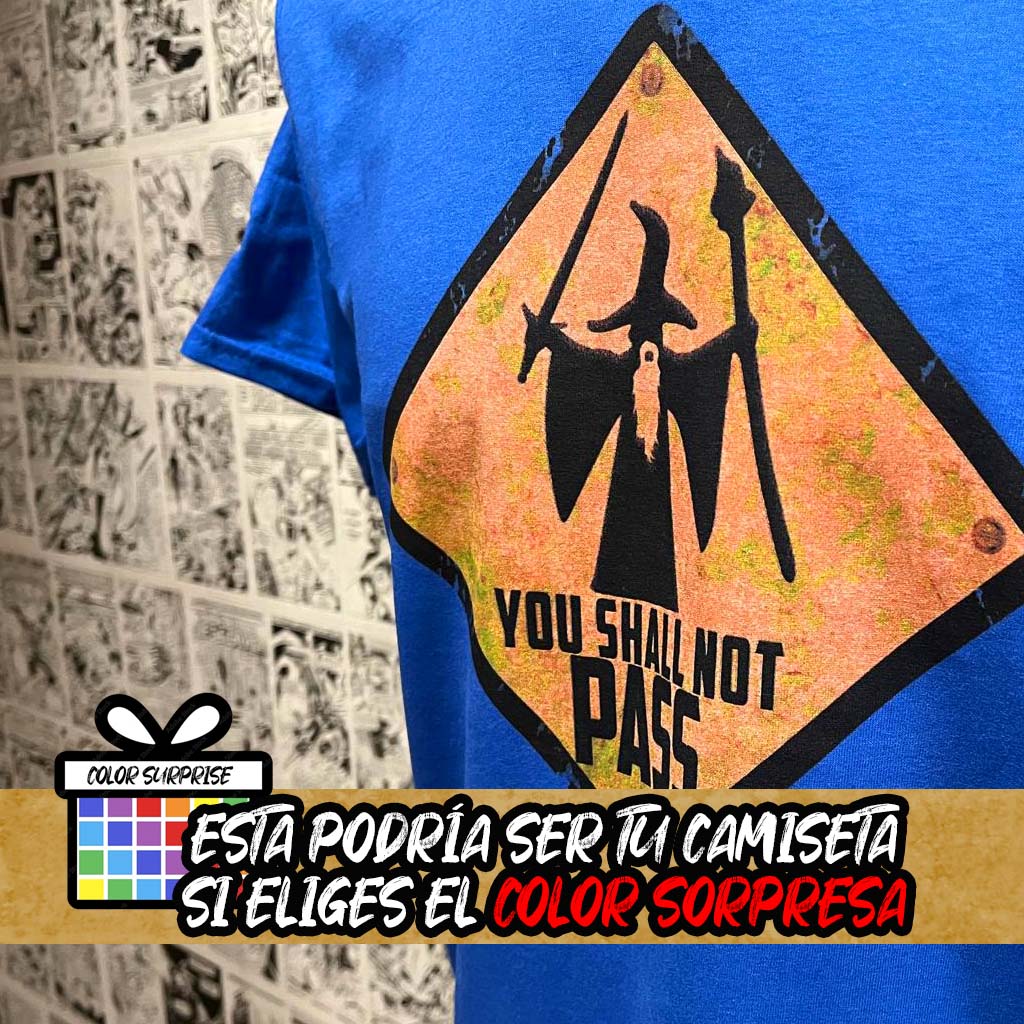 Camiseta You shall not pass de la Pelicula El Señor de los Anillos