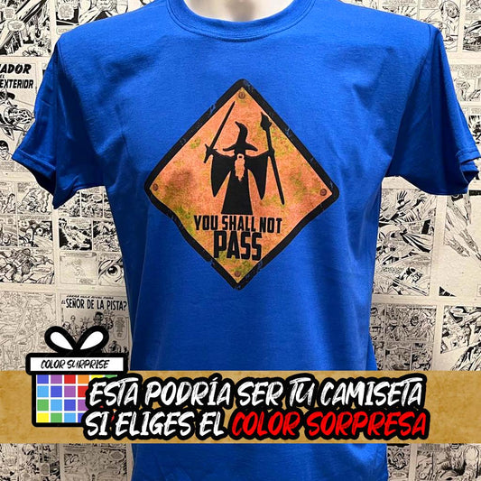 Camiseta You shall not pass de la Pelicula El Señor de los Anillos